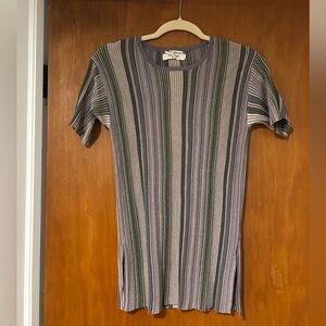 Nice Things Paloma S. Ribbed Striped Sweater Size Women's Small